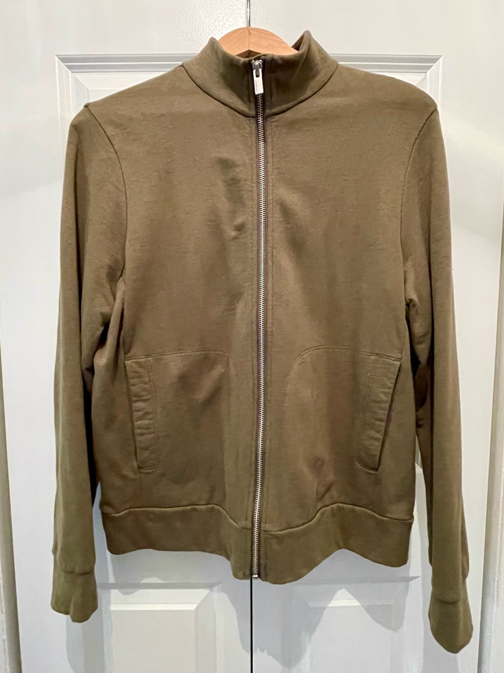 Icebreaker Women’s Olive Green Full-Zip Merino Jacket